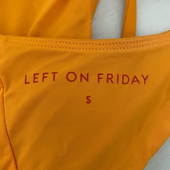 Left On Friday Orange Bikini Top - Picture 2 of 2